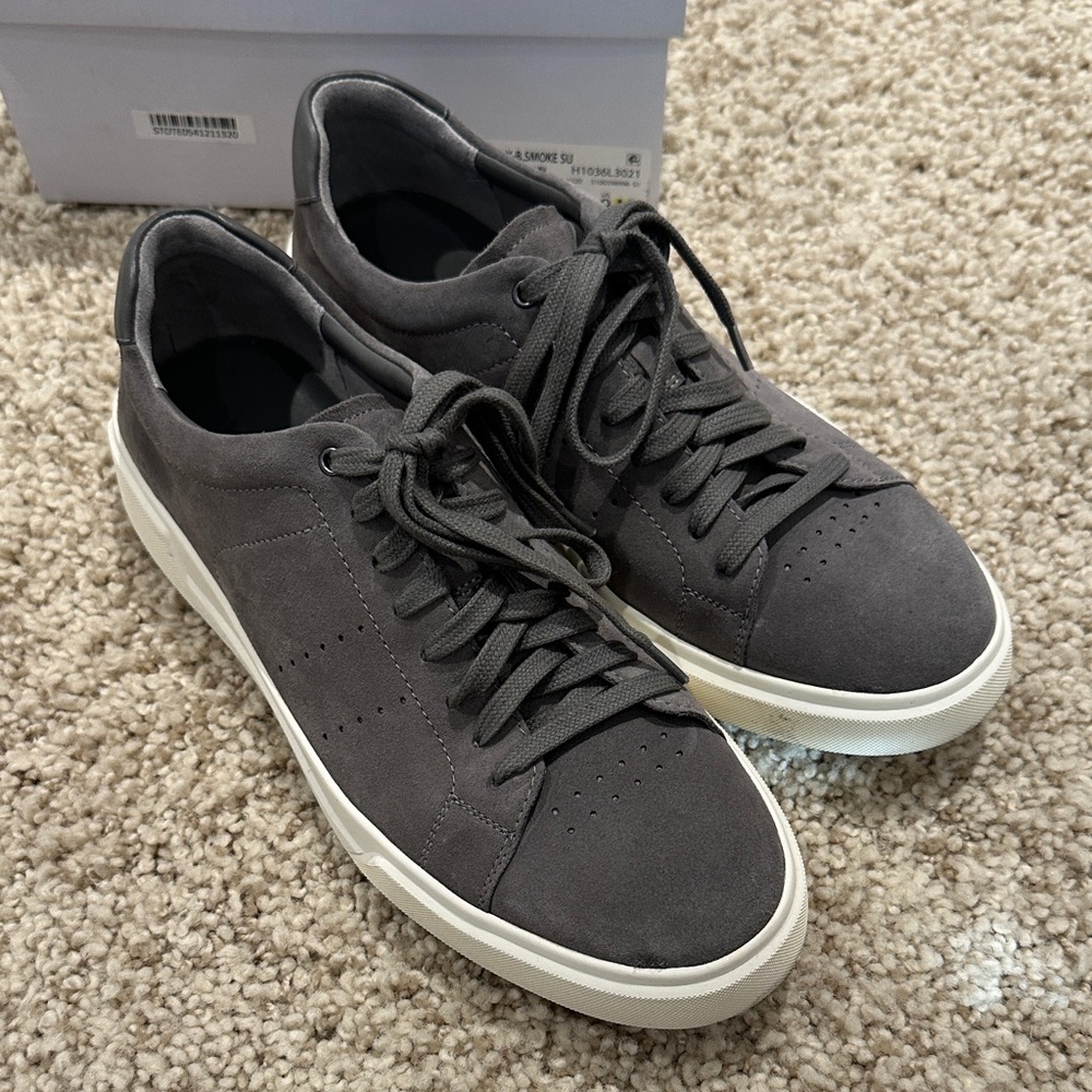 Men's Gray Suede Sneakers